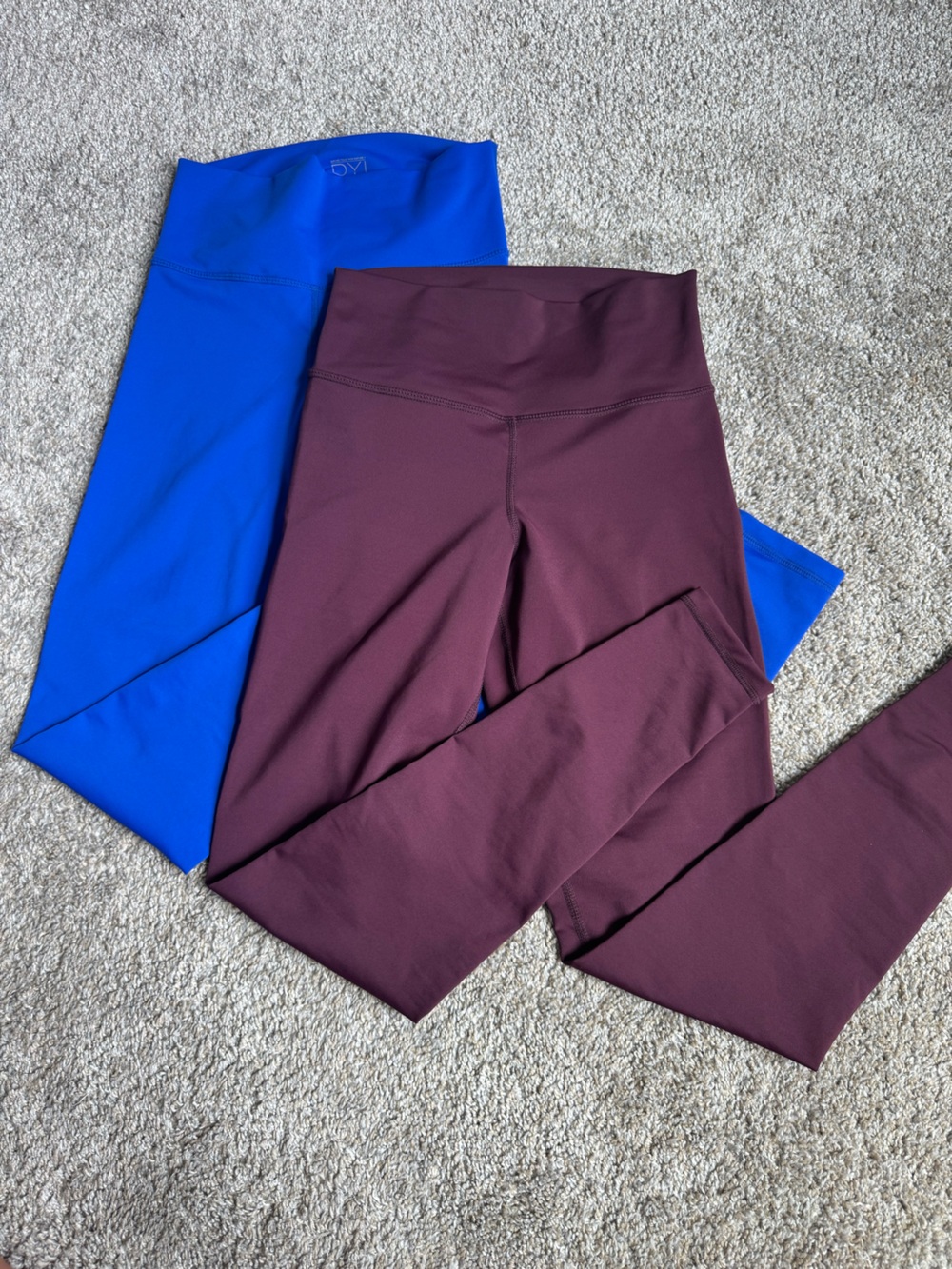 Shop DYI legging bundle — wine + cobalt blue — smalls